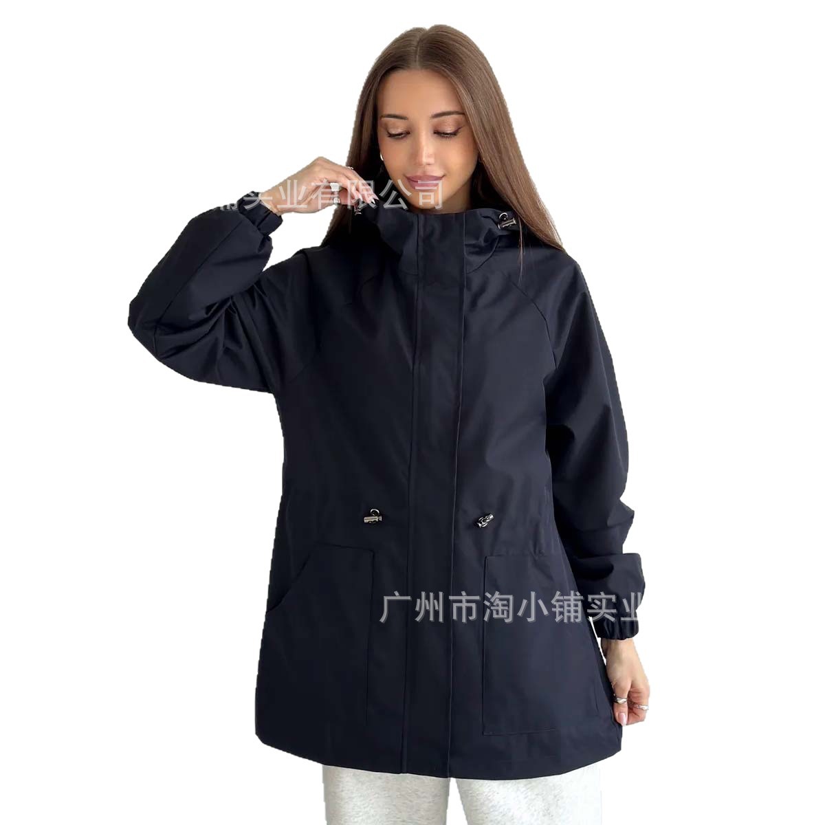 连帽冲锋衣高级感风衣