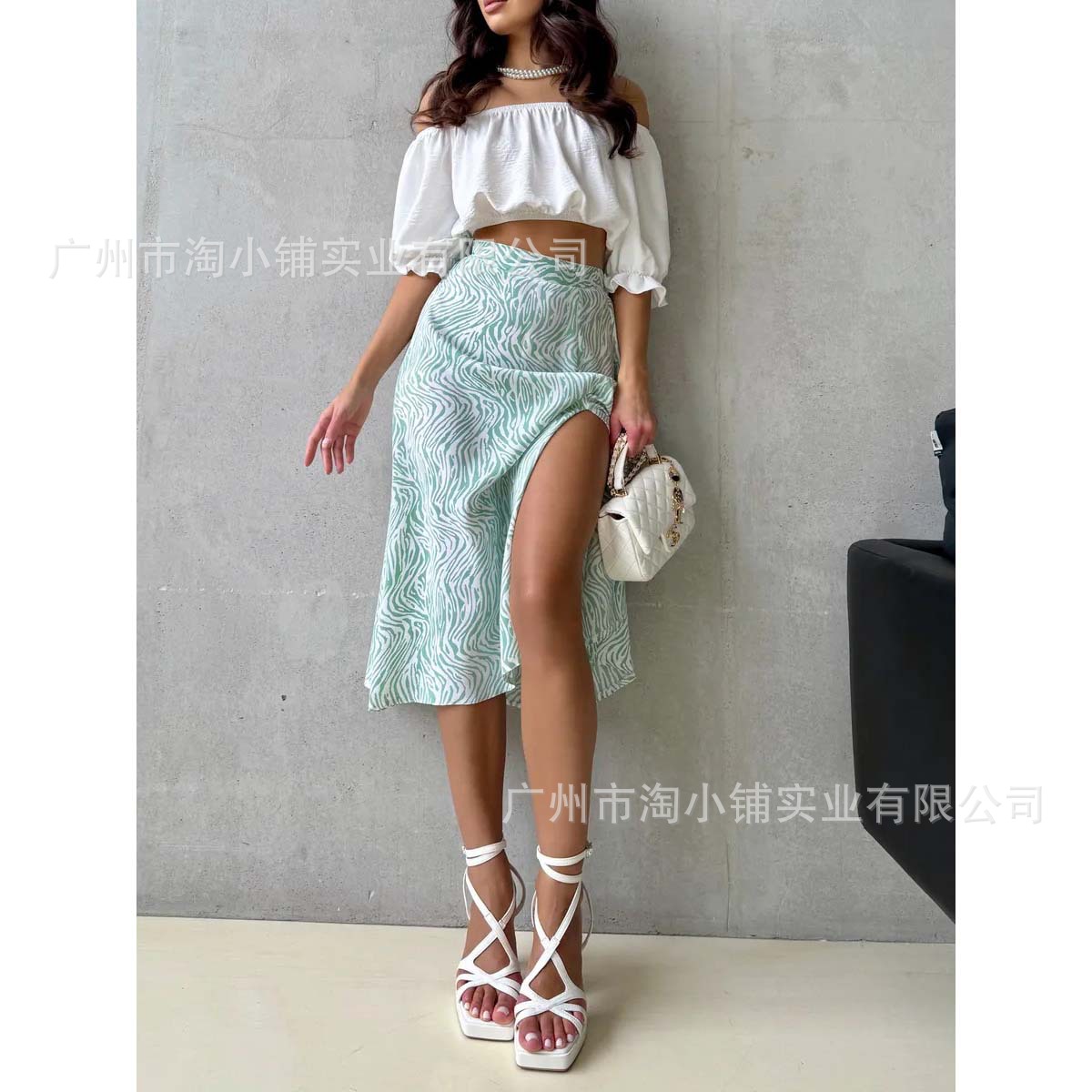 Zebra Print Skirt for Women 2025 Spring, Autumn and Summer New Hip-Hugging Skirt High-Waisted A-Line Skirt Sexy Style Short Skirt Ins Trend