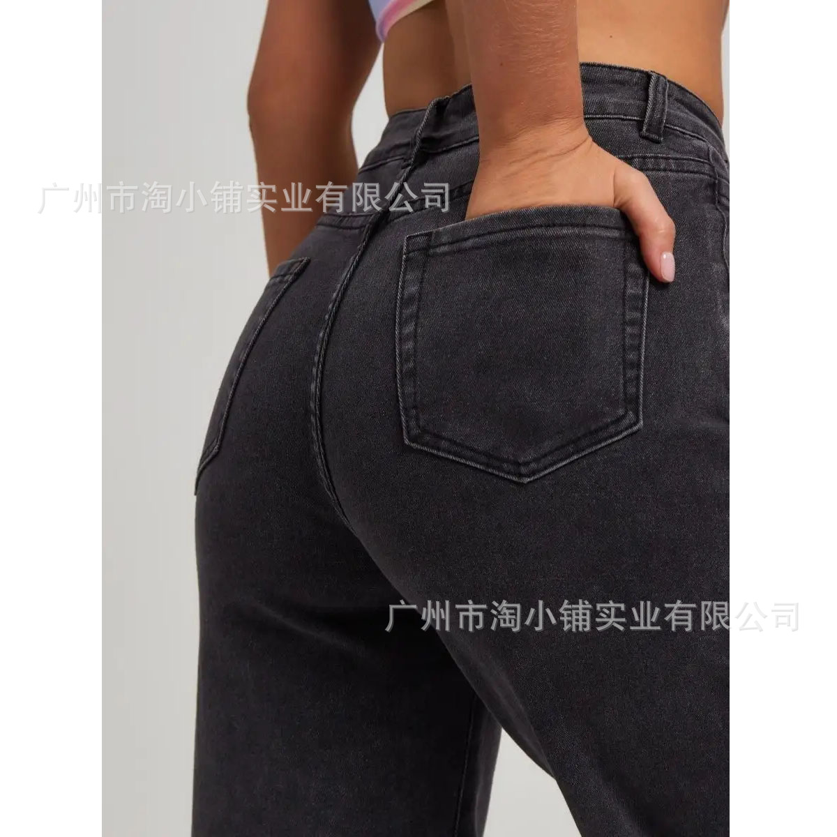 2024 Factory Direct Sales Wholesale Russian Explosive Style Women's Jeans Casual Denim Clothing Fashion Trend Easiest for Match
