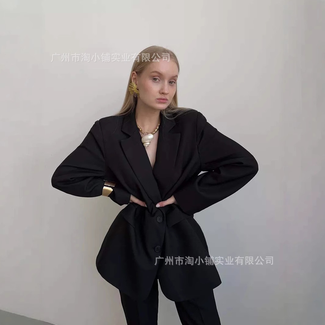 2025 New Black Small Suit Jacket Women's Suit Jacket Casual Spring and Autumn New Korean High-end Suit