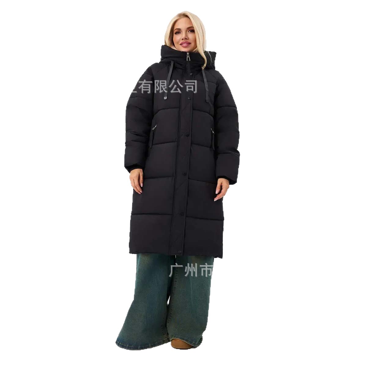 Women's Mid-Length Cotton Jacket 2025 New Winter down Cotton Coat Korean Style Loose Thickened White Tower Petite Coat for Women