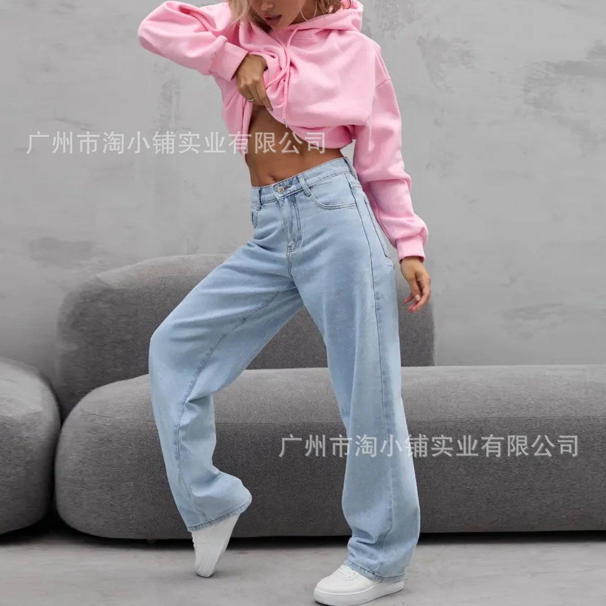 Vintage Straight-Leg Jeans for Women, Spring and Autumn 2025 New Style, Petite High-Waisted, Drapey, Floor-Length, Loose Narrow Wide-Leg Pants