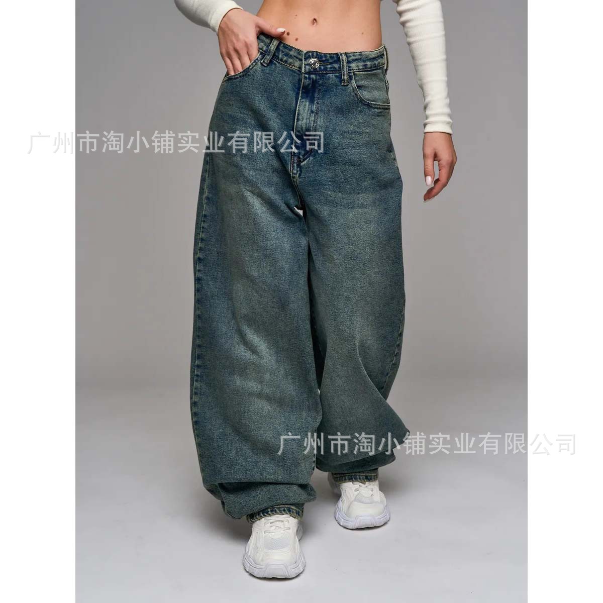 Women's 2025 New Loose Mop Pants Long Pants