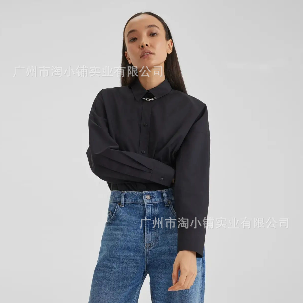 2024 New Shirt New Niche Long-sleeved Shirt High-end Sense Simple Design Top Long All-match Breathable and Comfortable
