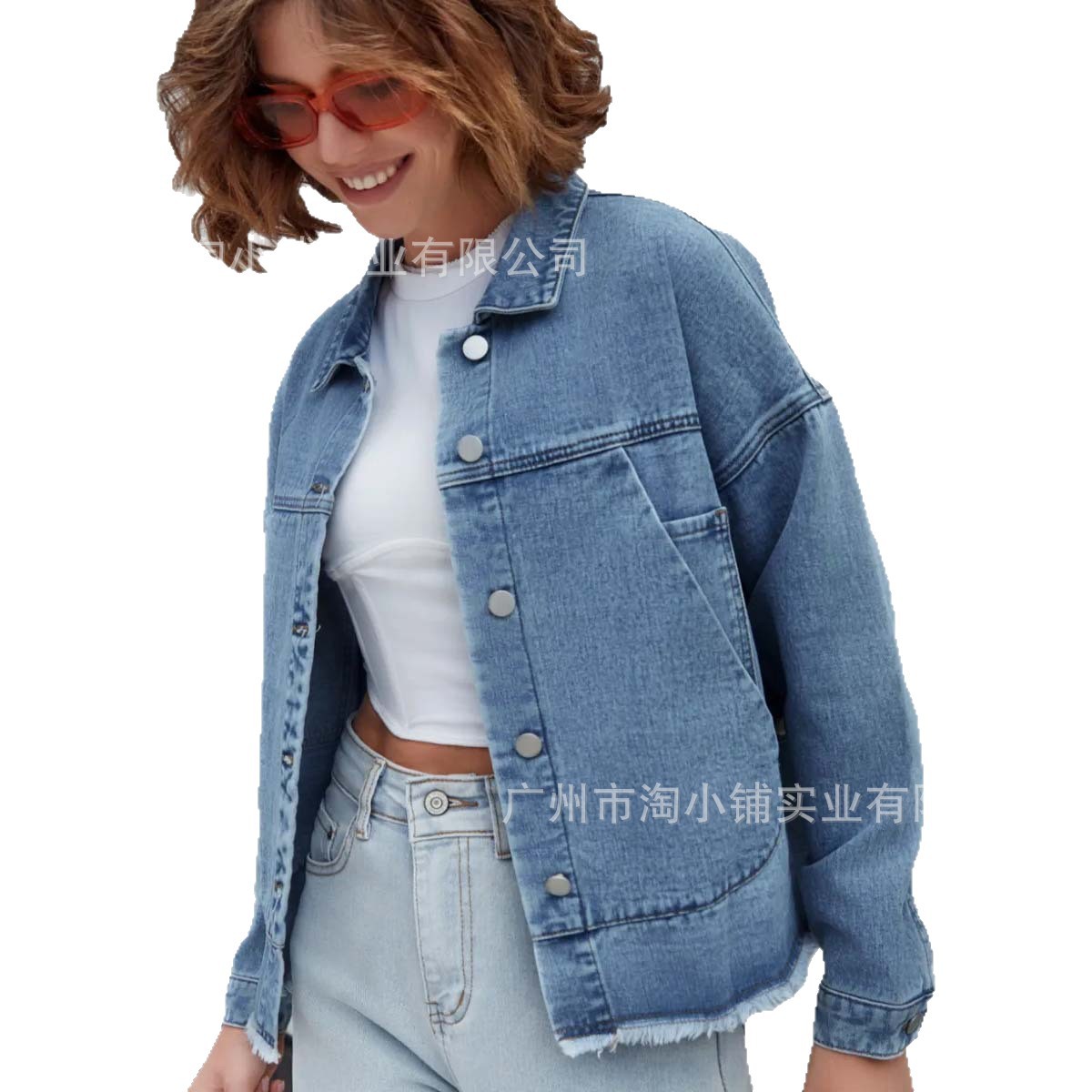 2025 High-End American Style Slimming and Stylish Casual Retro Loose Autumn and Winter Neutral Denim Jacket